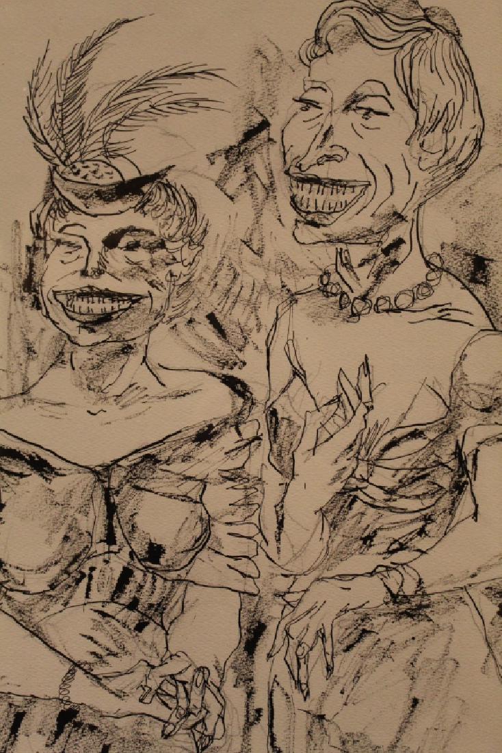 Byron Randall Ink on paper portrait (1 of 4)