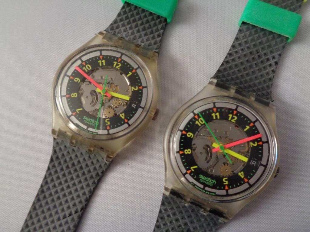 Two Swatch Black Line GK 402 Watches (1 of 7)