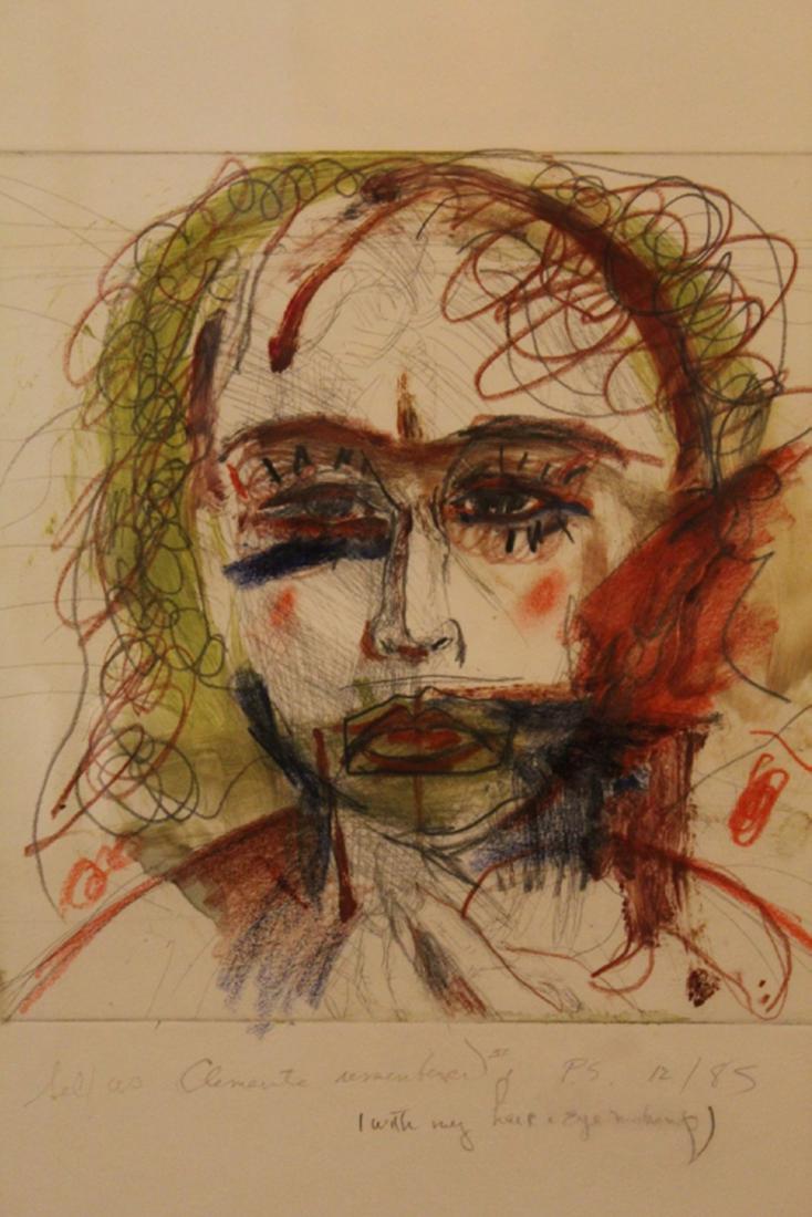 Pat Steir (b.1940) Self-Portrait (1 of 5)