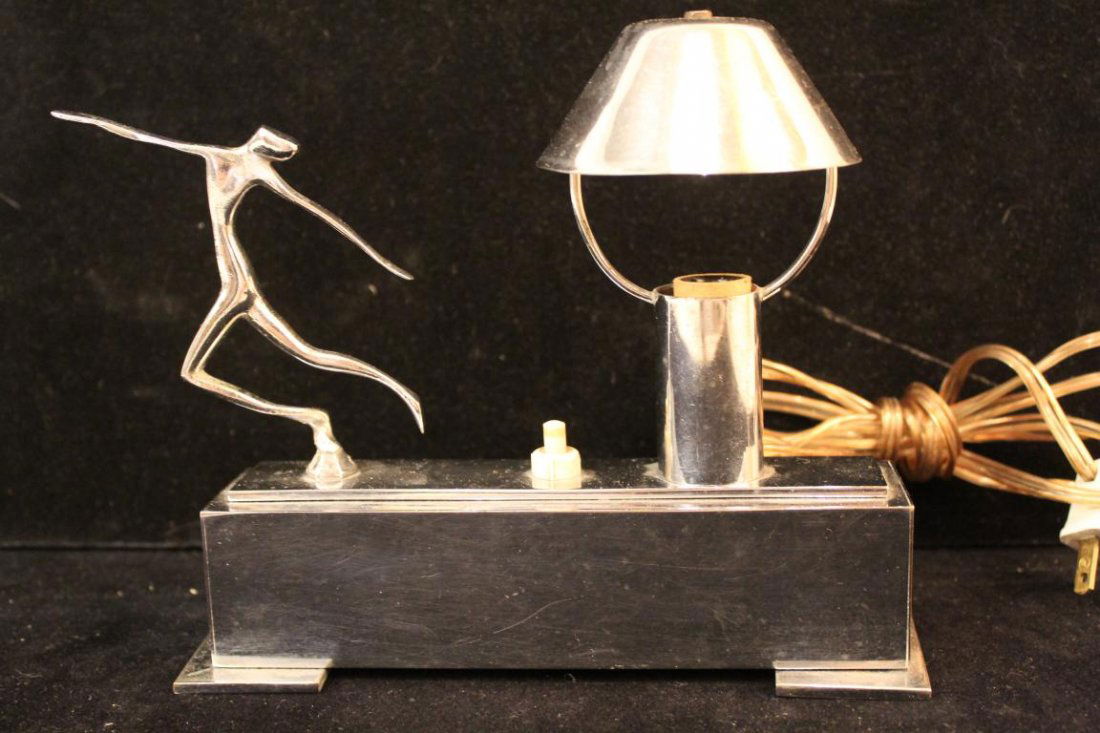 Art Deco Hagenauer Style Boudoir Desk Lamp (1 of 4)