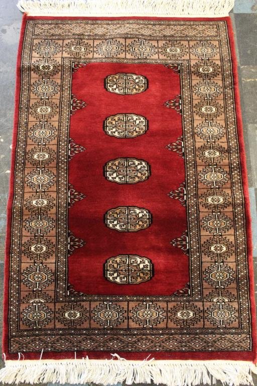 Hand Knotted Bokhara Rug (1 of 6)
