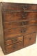 Antique Japanese Tabletop Miniature Tansu Chest - 3
