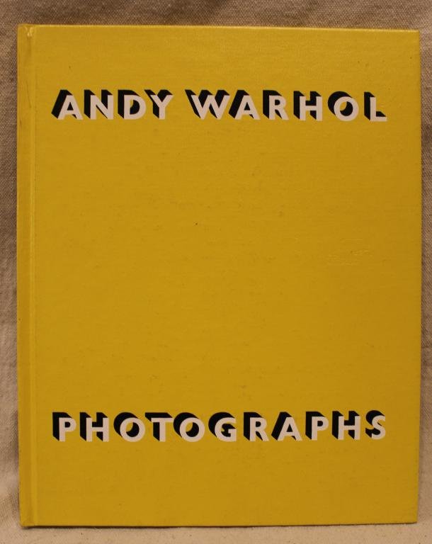 Robert Miller Andy Warhol Photographs Book 1987: Robert Miller Andy Warhol Photographs book, 1987 First Edition. In good condition with some light areas of dirt to on cover and binding loose separations. Dimension approximately 9 1/4"W x 11 3/4".