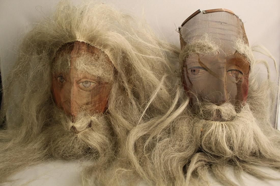 Antique Odd Fellows Wire Mesh Masks (1 of 6)
