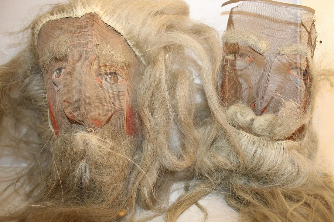 Antique Odd Fellows Wire Mesh Masks (1 of 5)