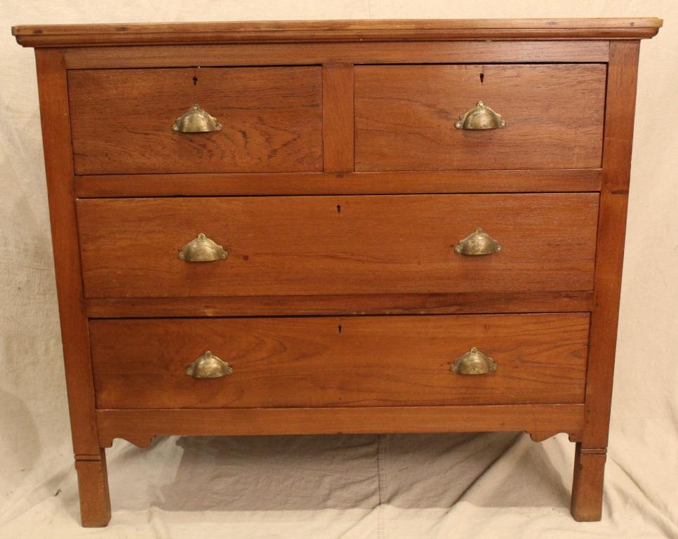 Late Colonial Indian Teak Dresser (1 of 6)