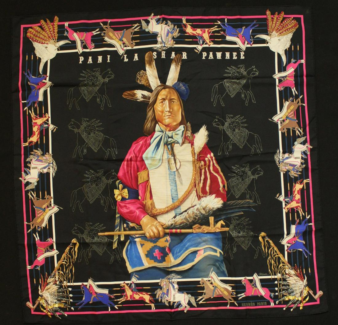 Hermes Pani La Shar Pawnee Silk Scarf (1 of 5)