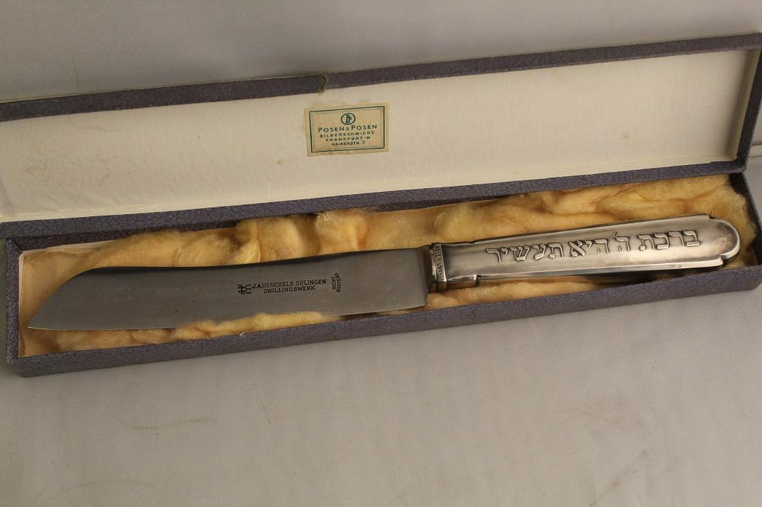800 Silver Posen Henckels Challah Shabbat Knife (1 of 6)
