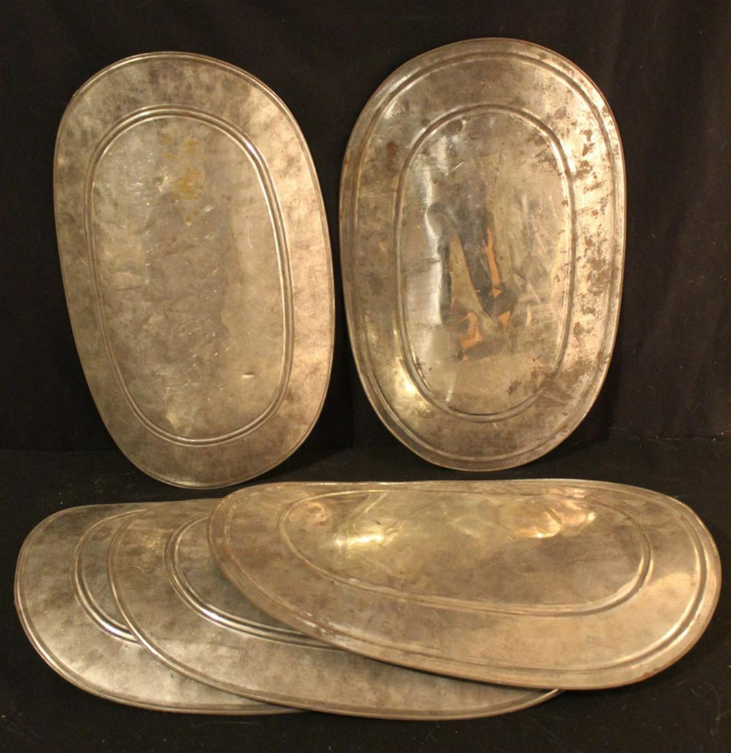 Group Five Odd Fellows Oval Tin Shields (1 of 4)