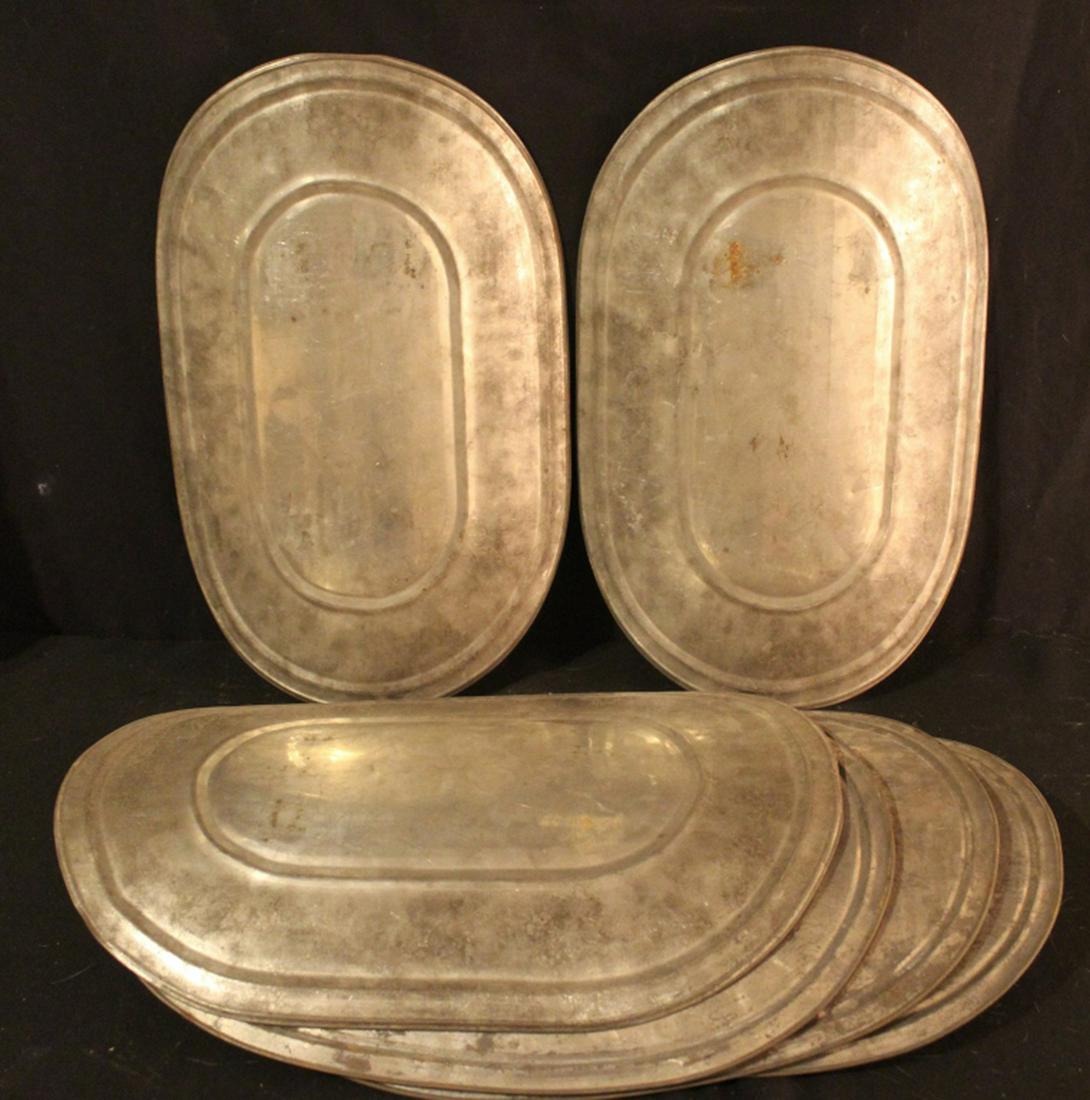 Group Six Odd Fellows Oval Tin Shields (1 of 4)