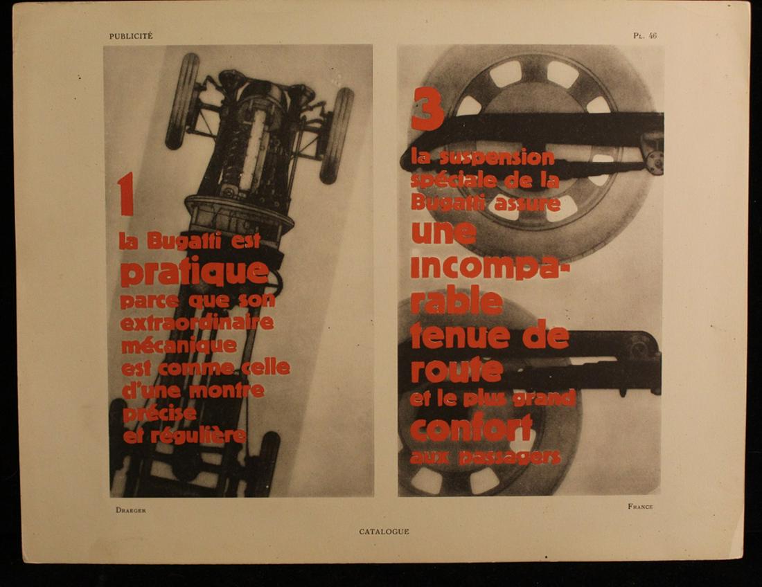 1929 Bugatti Collotype / Pochoir Print by Draeger (1 of 6)