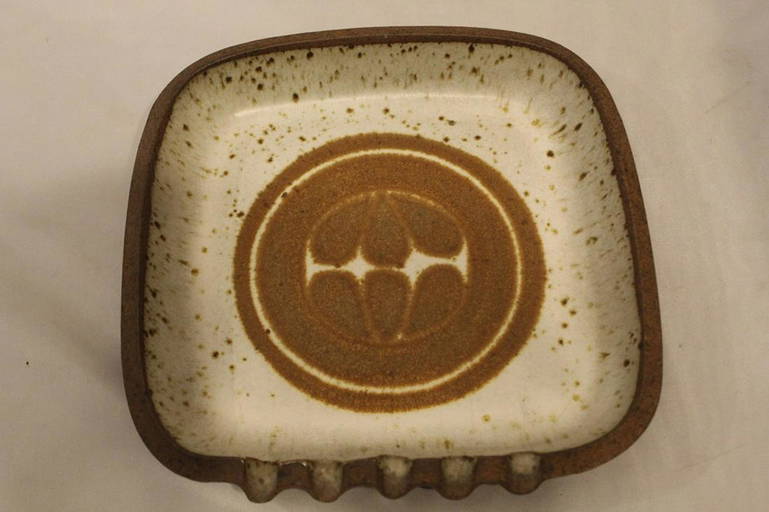 Vintage Ceramic Arts Calgary Pottery Ashtray