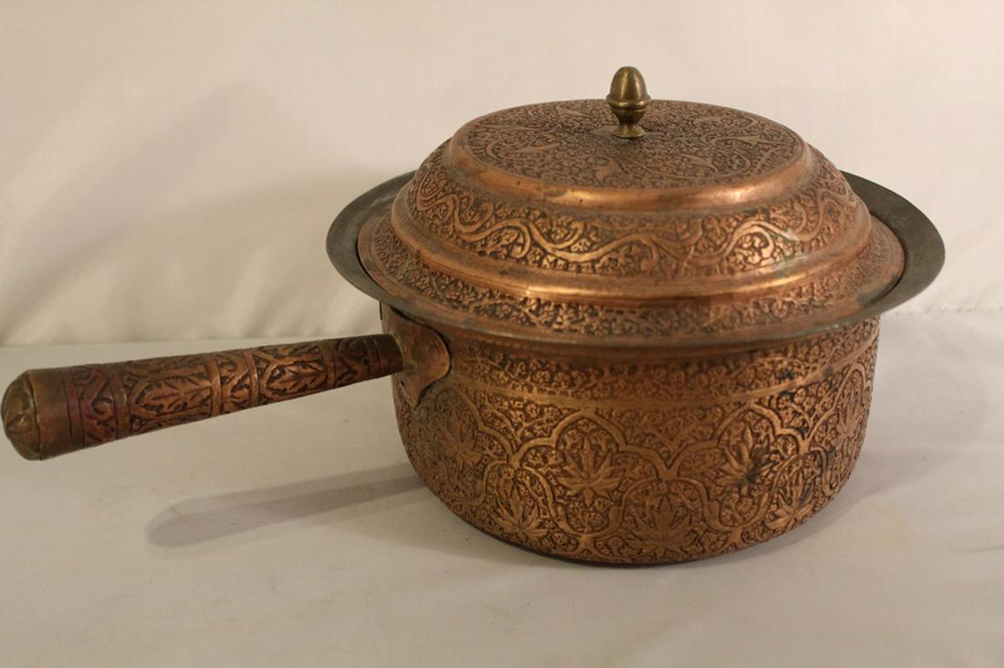 Vintage Indian / Persian Copper Lidded Pot (1 of 6)