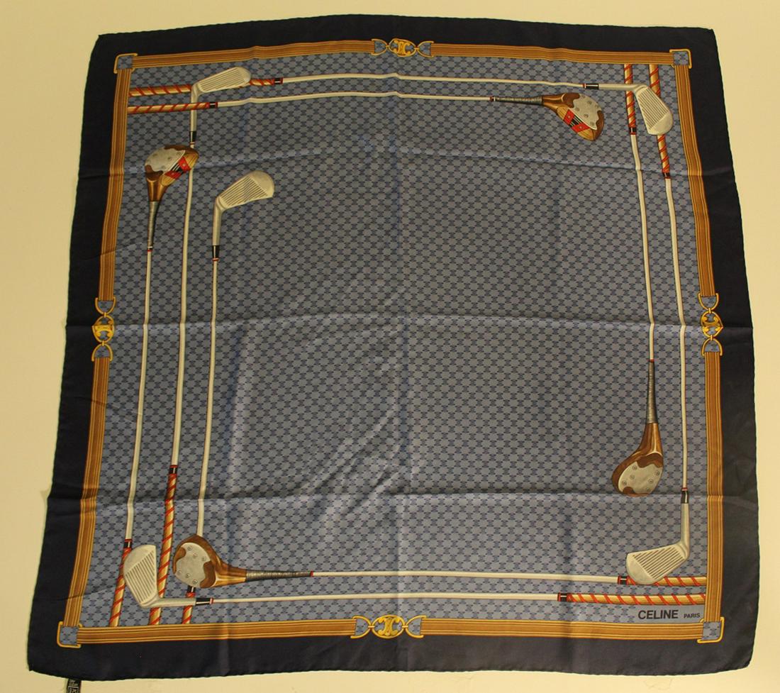 Celine Paris Silk Scarf (1 of 6)