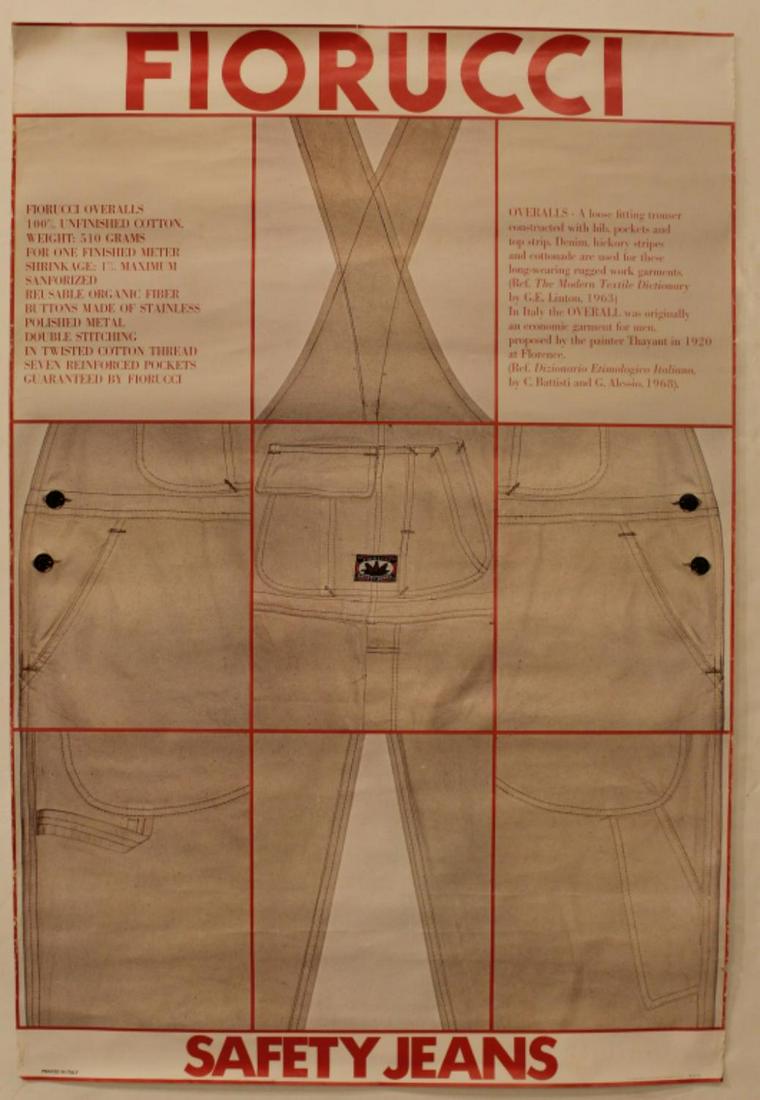 1975 Italian Fiorucci Poster (1 of 6)