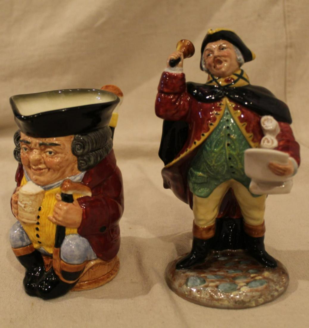 Royal Doulton Town Crier & Jolly Toby (1 of 6)