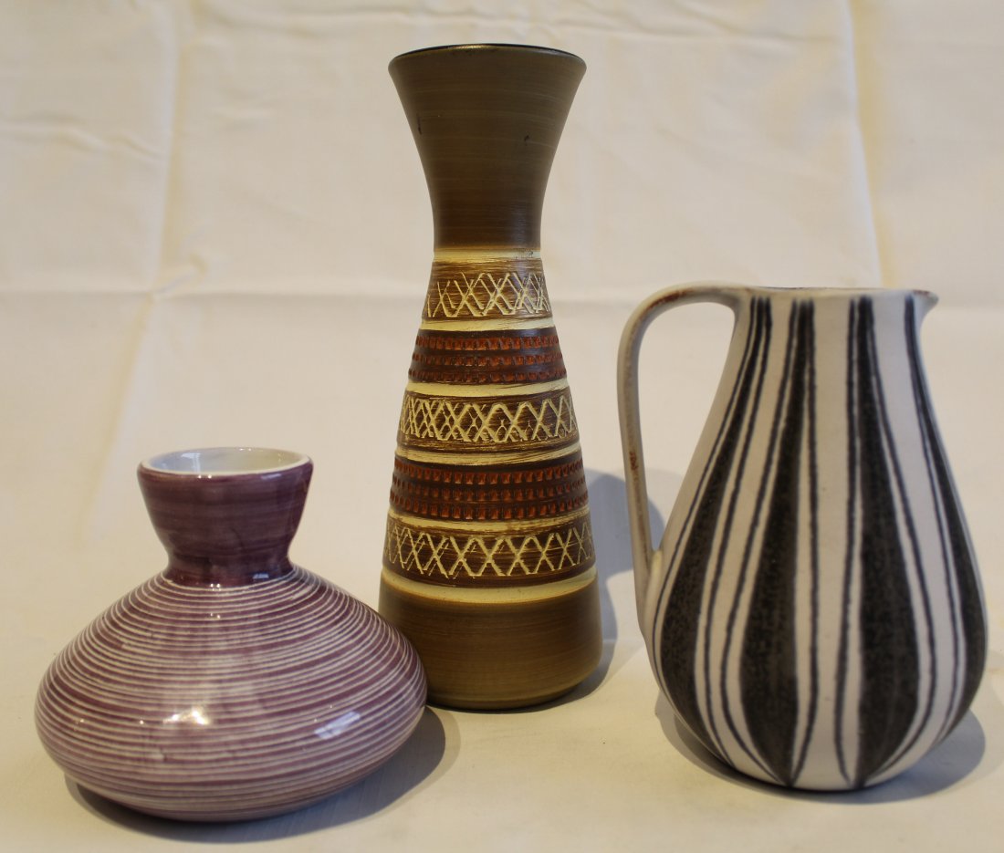 Mid Century Hegge Norway & West German Pottery (1 of 6)