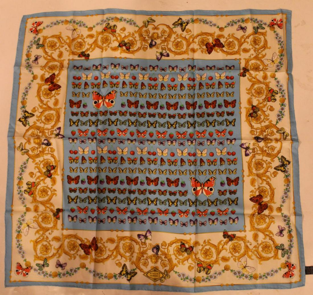 Atelier Versace Butterfly Print Silk Scarf (1 of 3)
