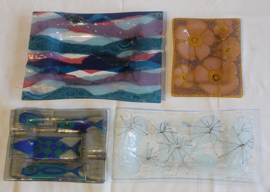 Higgins Fused Glass Bowls & Ashtrays (1 of 7)