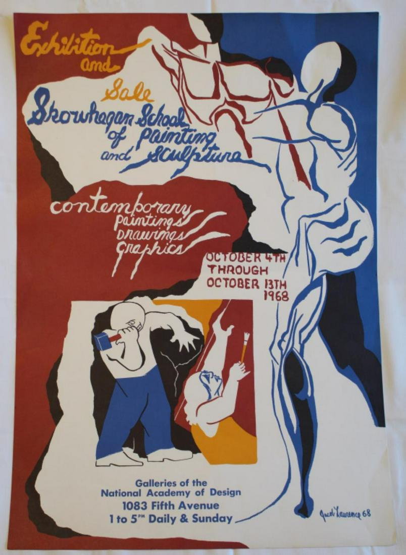 Jacob Lawrence Skowhegan School Sale Poster (1 of 6)