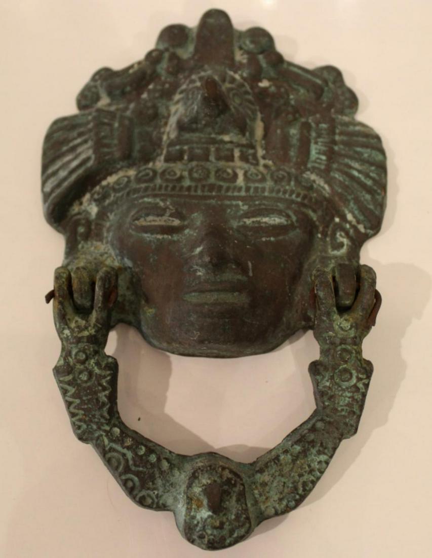 Large Cast Bronze Door Knocker (1 of 4)