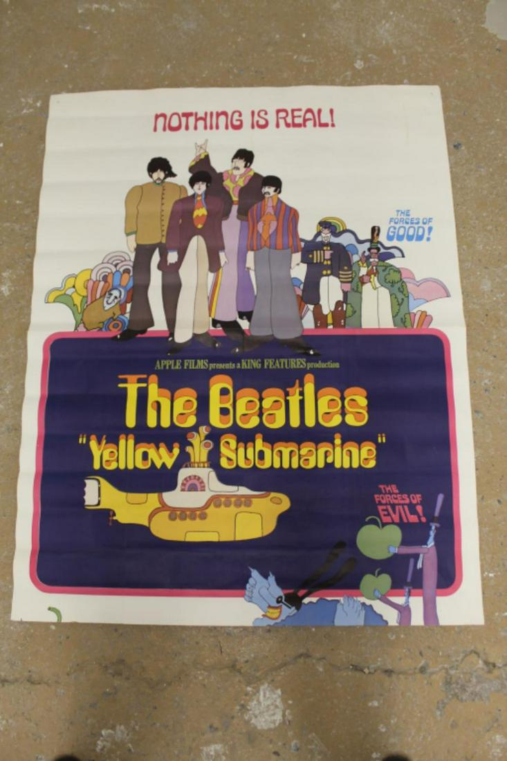 The Beatles Yellow Submarine Film Poster 1968 (1 of 3)