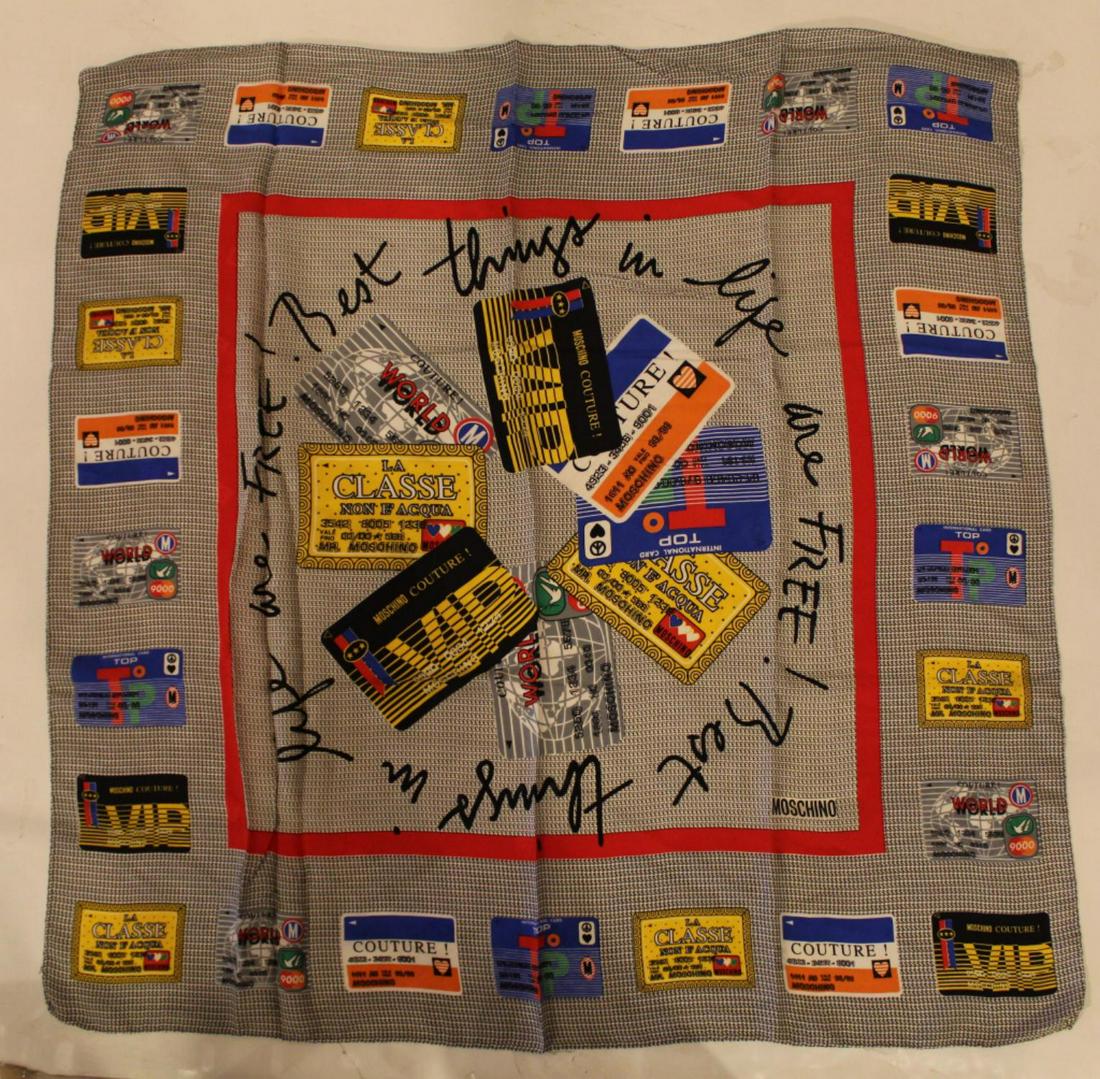 Moschino Silk Scarf (1 of 6)