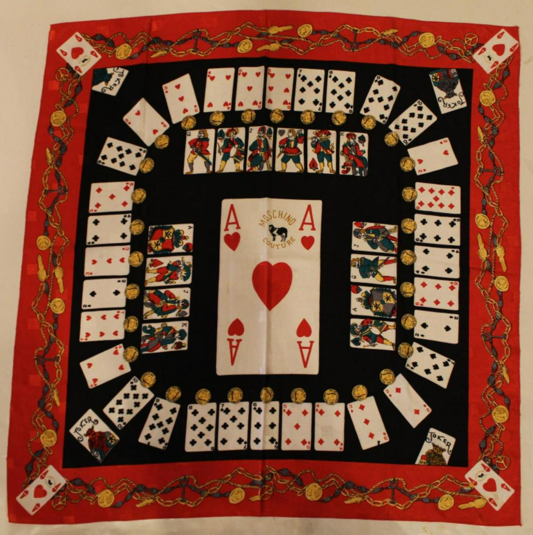 Moschino Couture Silk Scarf (1 of 6)