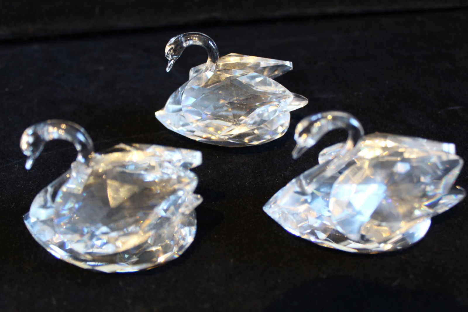 Vintage Swarovski Crystal Swan Figurines (1 of 3)