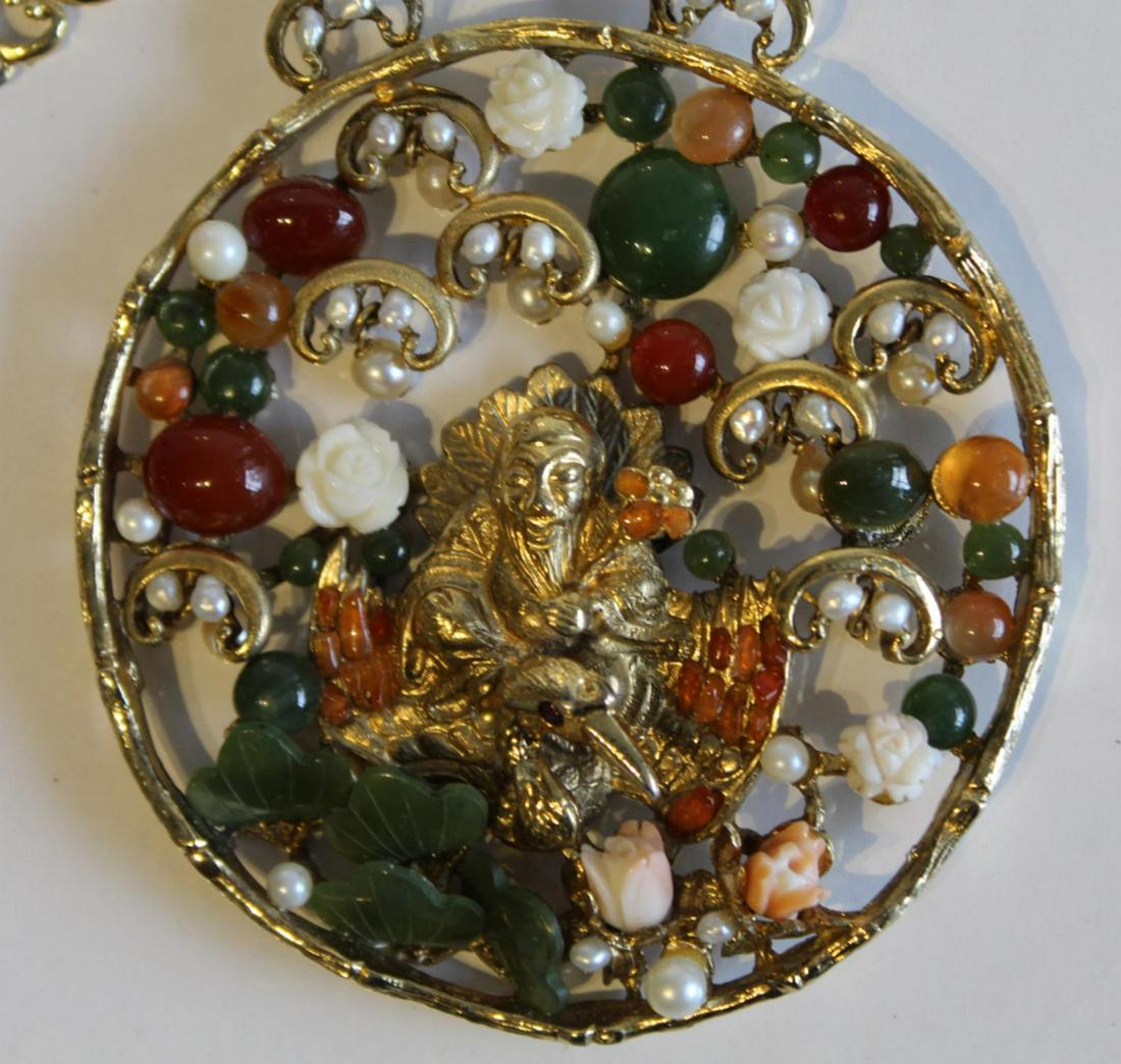 Vintage Swboda Asian Style Necklace (1 of 5)