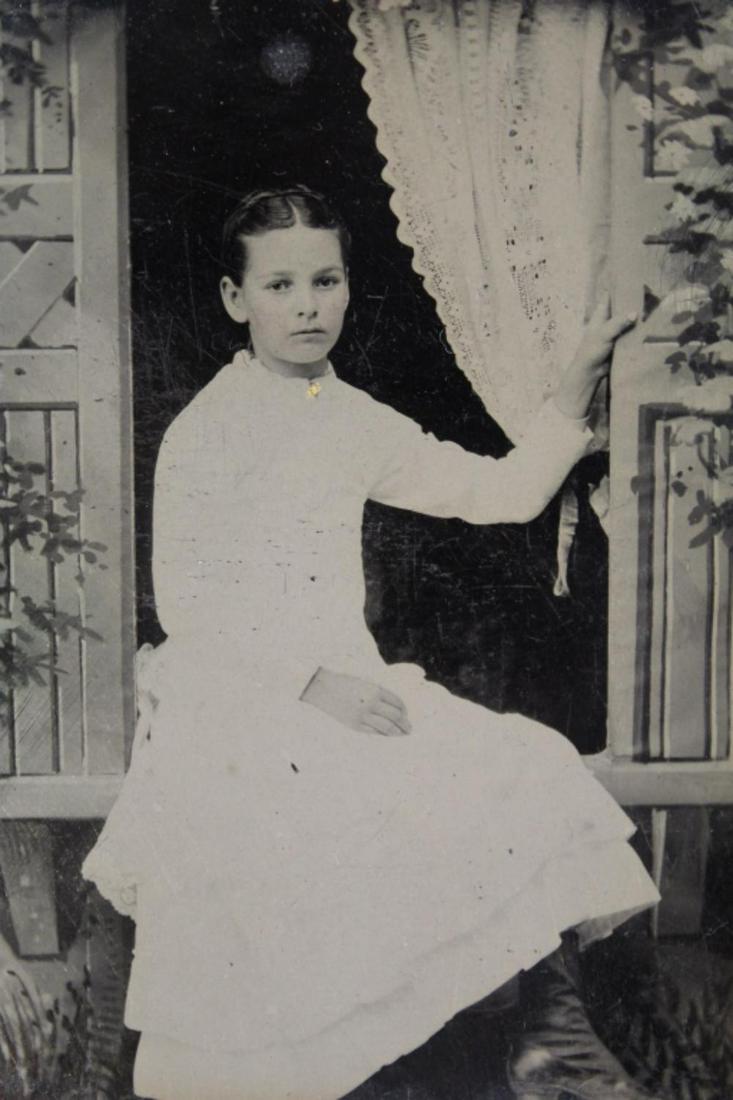 Antique Tintype Portrait of a Girl (1 of 5)