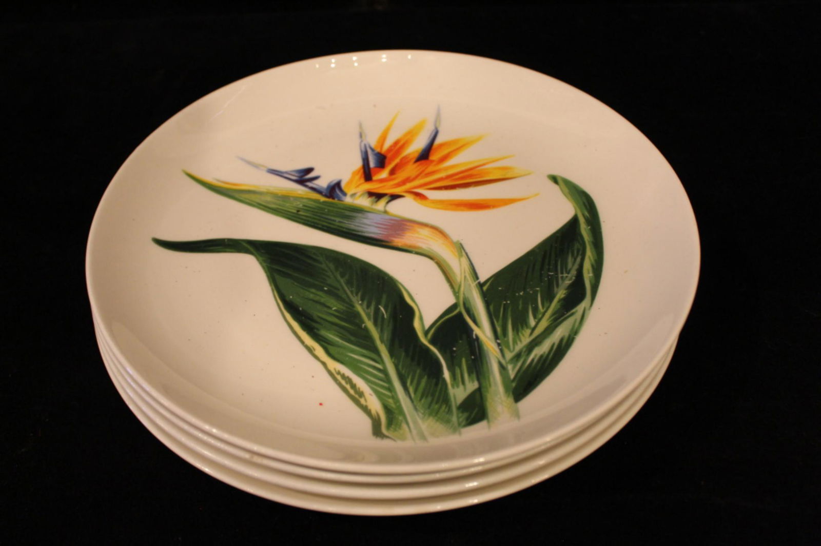 Santa Anita Ware Flowers of Hawaiii Plates (1 of 5)