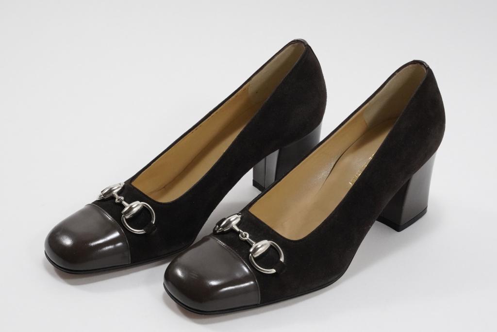 Gucci Horsebit Chunky Pump Heels (1 of 5)