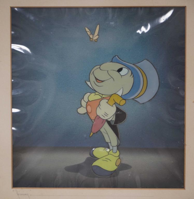 Original Disney Animation Cel of Jiminy Cricket (1 of 9)