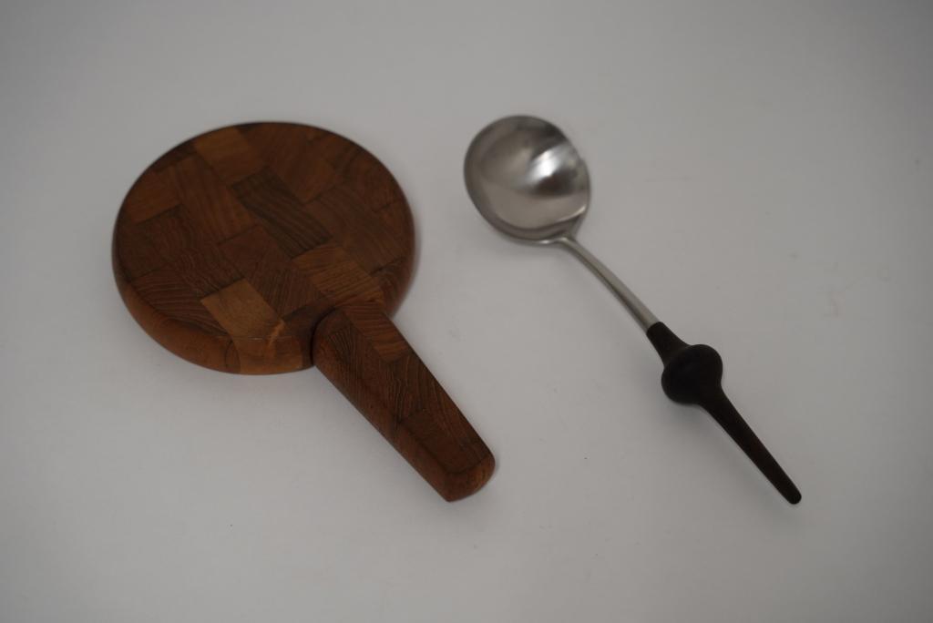Dansk Denmark  Rosewood Spoon & Cuting Board (1 of 9)