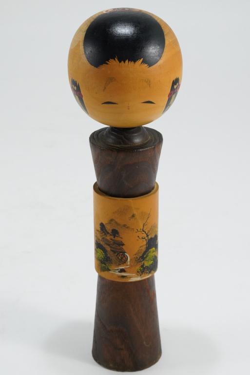 Vintage Japanese Kokeshi Doll Usaburo Okamoto (1 of 5)