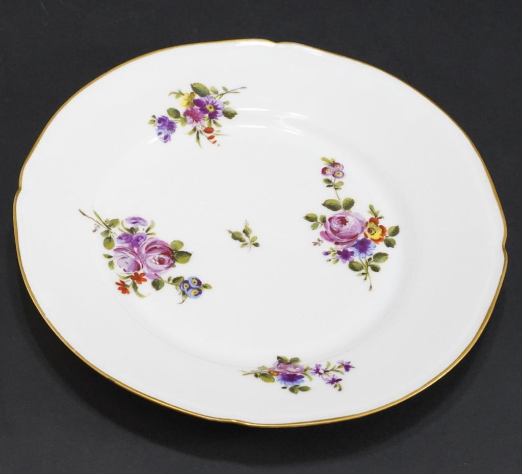 French Paris Porcelaine à la Reine Plate (1 of 5)