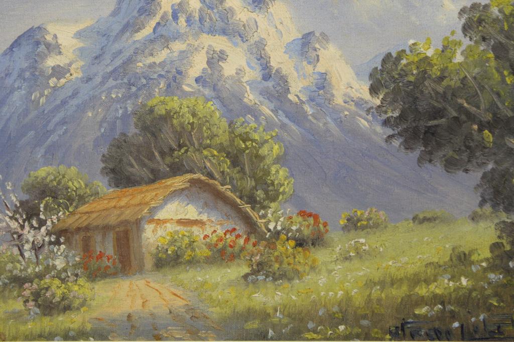 Alfredo Lobos (1890-1971) Landscape Painting (1 of 4)