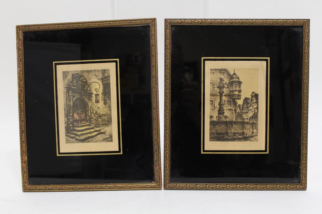 1930's Frames with Verre Eglomise Glass (1 of 4)