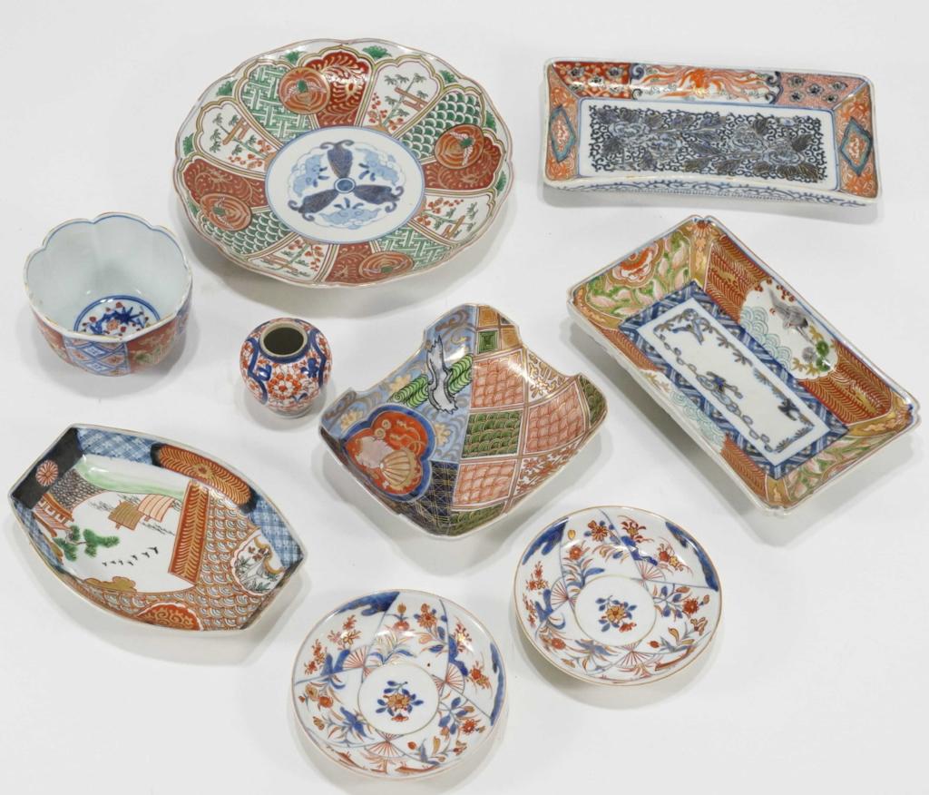 Vintage Japanese Brocade Imari Porcelain Items (1 of 6)