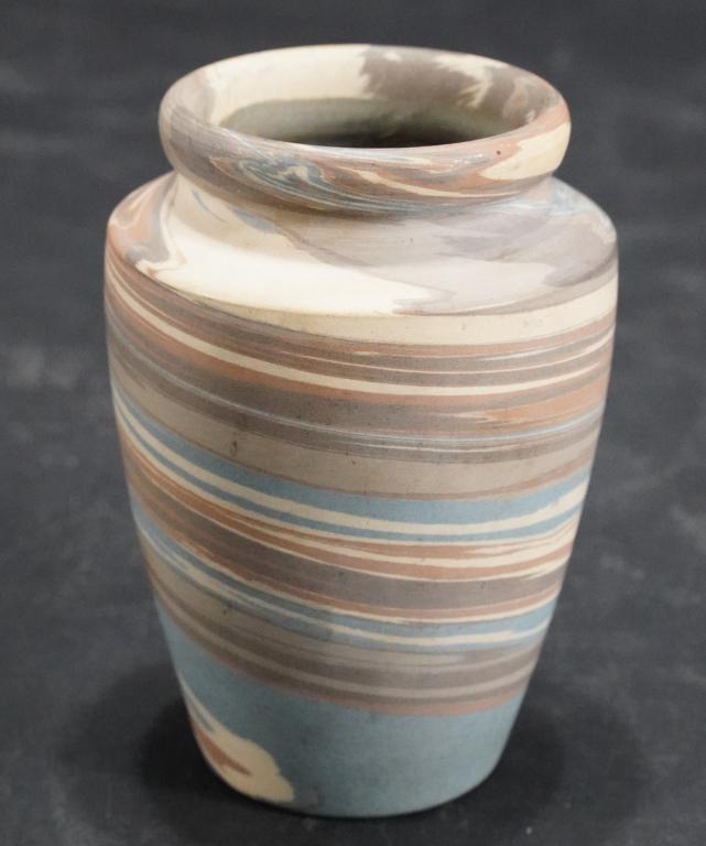 Antique Niloak Pottery Swirl Vase (1 of 3)