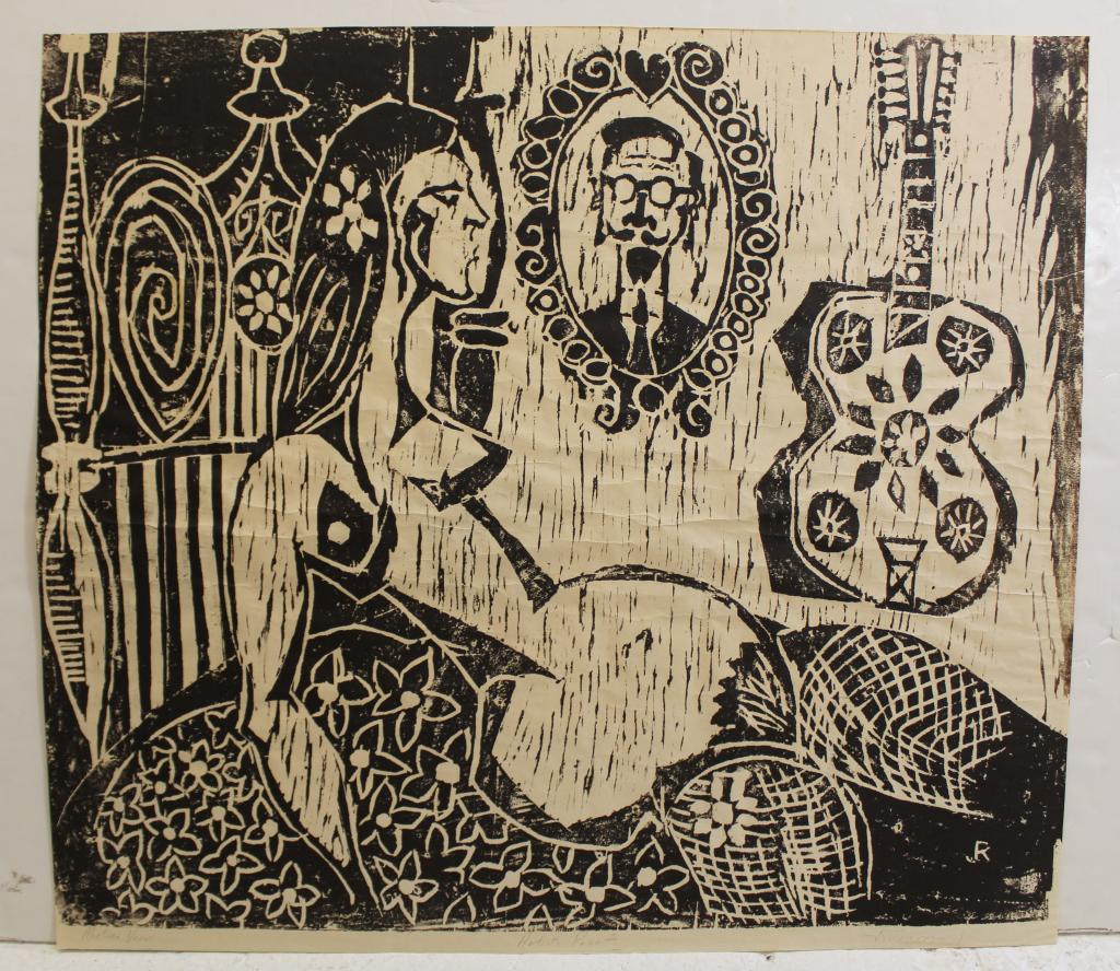 Jay Rummel (Montana) Artist Proof Woodcut Print (1 of 6)