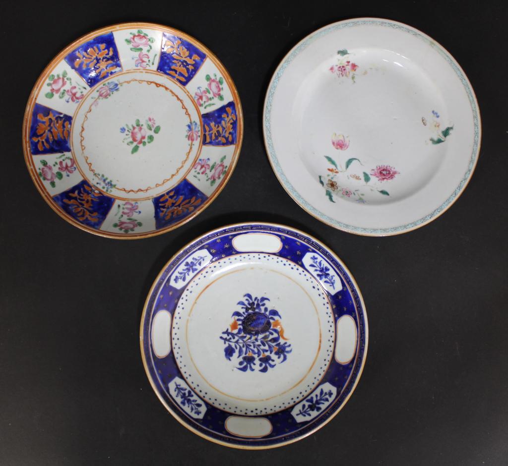 Antique Chinese Export Porcelain Plates (1 of 6)