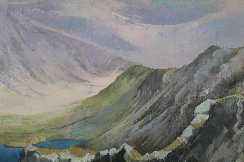 Barbara Davies (CA) Wales Landscape Oil Painting (1 of 6)