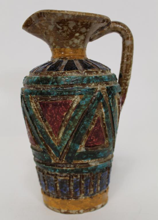 Bitossi Style Italian Lava Glaze Pottery Pitcher (1 of 6)