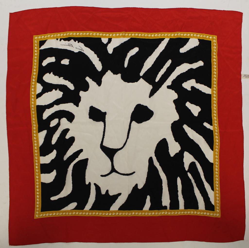 Anne Klein Lion Head Silk Scarf (1 of 3)