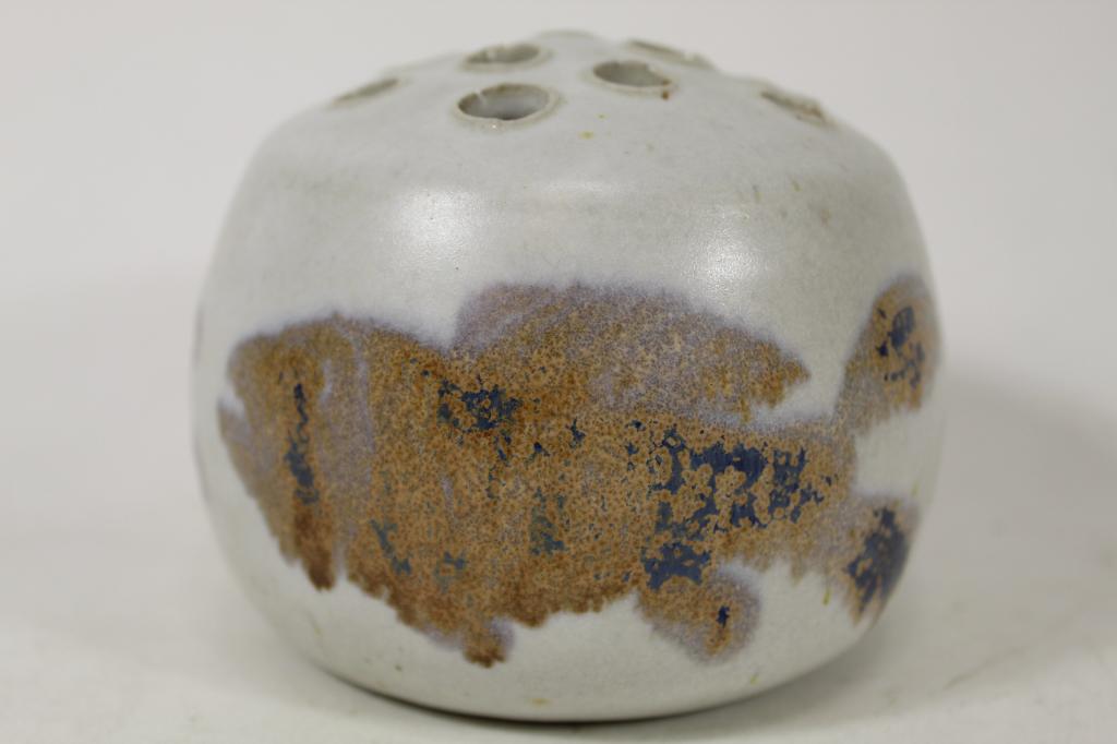 Crow Valley Orcas Island Pottery Flower Frog Vase (1 of 6)