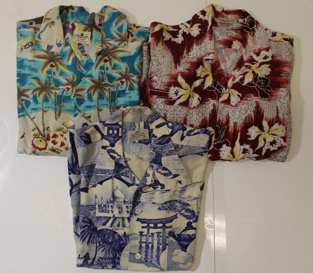 Vintage Rayon & Silk Hawaiian Shirts (1 of 6)