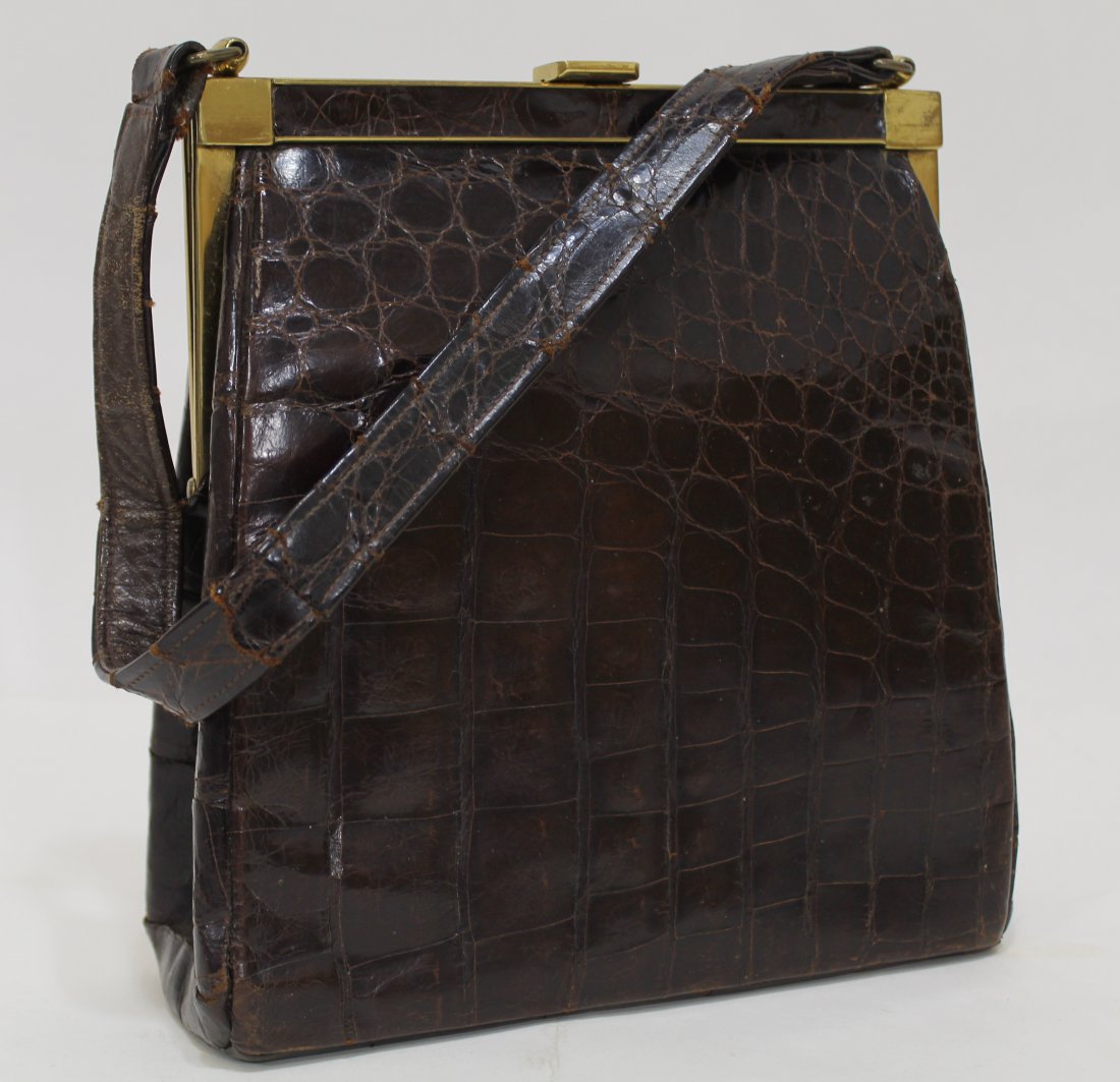 Vintage Alligator Handbag Purse (1 of 6)