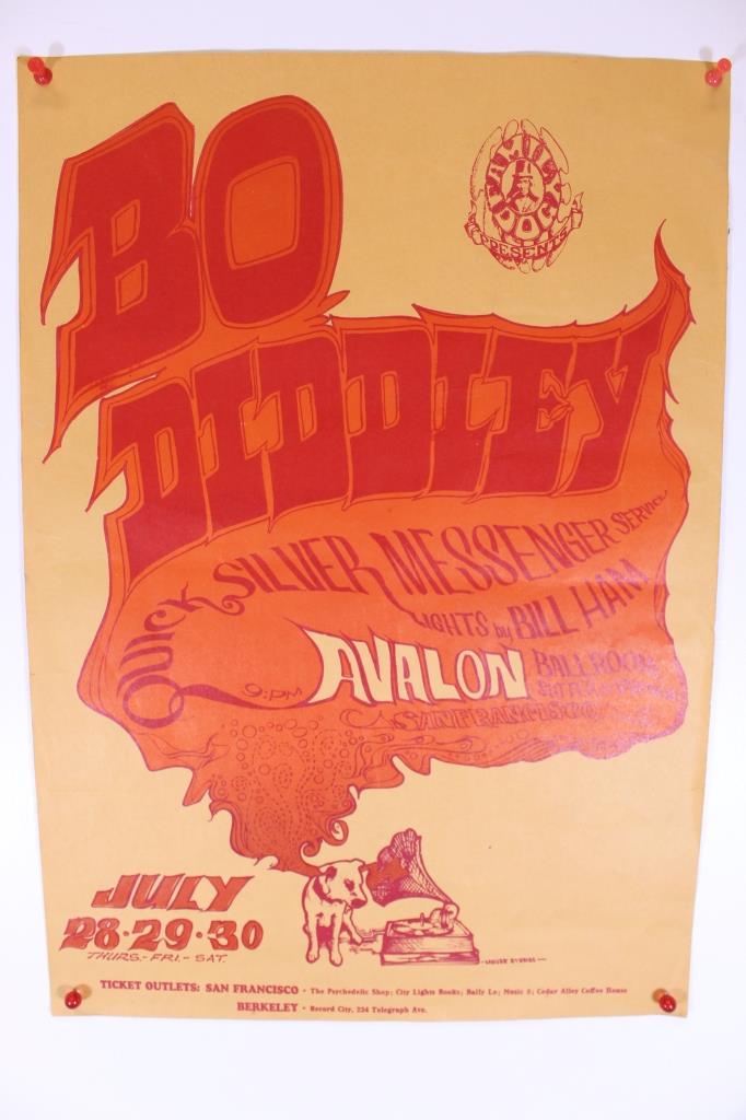 Original Bo Diddley Concert Poster (1 of 5)